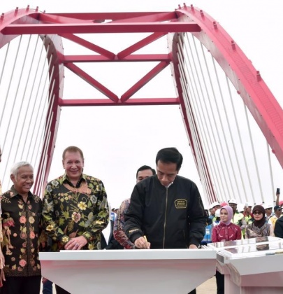 Presiden Tinjau Rest Area Ringin Arum Usai Resmikan Tol Trans Jawa